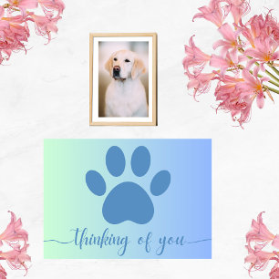 Loss Of Pet Thinking Of You Card