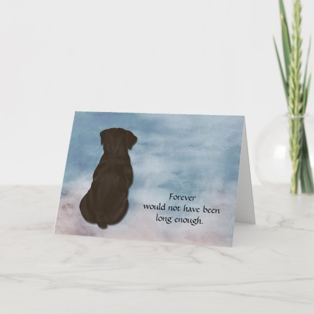 Loss of Rottweiler Condolence Sympathy Card (Front)