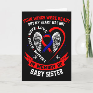 Loss Of Sister Chd Awareness Month Heart Disease G Card