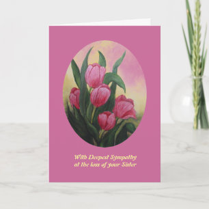 Loss of Sister Sympathy Card