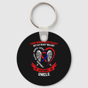 Loss Of Uncle Chd Awareness Month Heart Disease Gr Key Ring