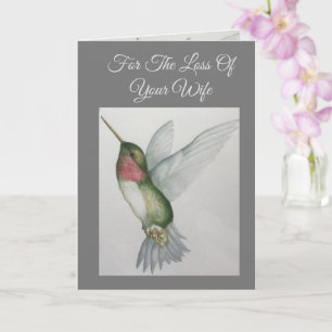 Loss Of Your Wife Deepest Sympathy Card