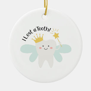Lost A tooth Ceramic Ornament