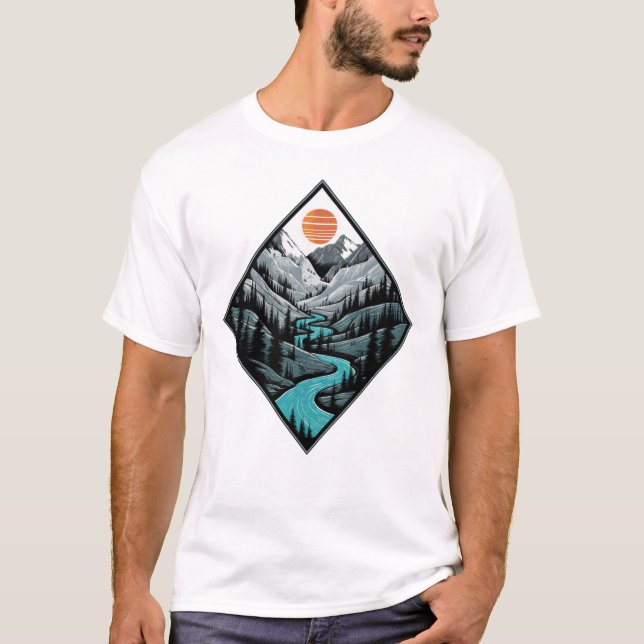 “Lost Again: Nature Doesn’t Do Left Turns” T-Shirt (Front)