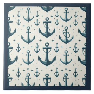 Lost Anchors Ceramic Tile