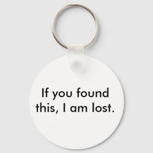 Lost and Found Key-Chain Key Ring