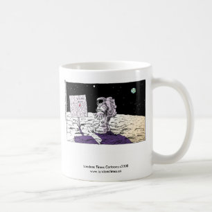 Lost Astronaut Funny Coffee Mug