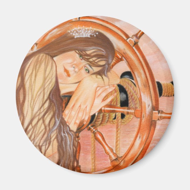 Lost at Sea Mermaid Magnet (Front)