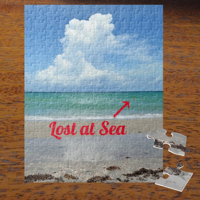 Lost at Sea Photographic Seascape Jigsaw Puzzle (Creator Uploaded)
