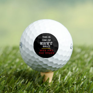 Lost Ball Message Golf Balls - Funny Personalised