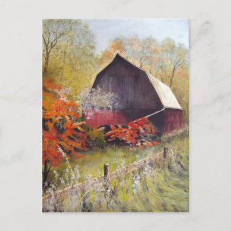 Lost Barn- postcard