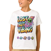 Lost But Vibing - Quirky Alien Astronaut