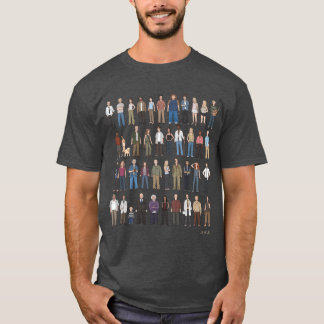 LOST Character Lineup friends T-Shirt