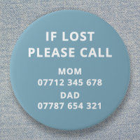 Lost Child Person Emergency ID Contact