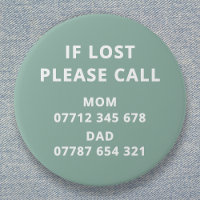 Lost Child Person Emergency ID Contact