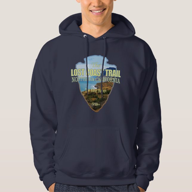 Lost Coast Trail (arrowhead) Hoodie (Front)