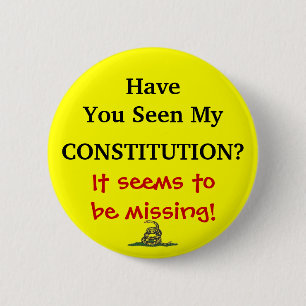 Lost Constitution 6 Cm Round Badge