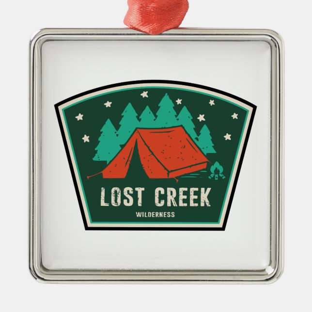 Lost Creek Wilderness Colorado Camping Metal Ornament (Front)