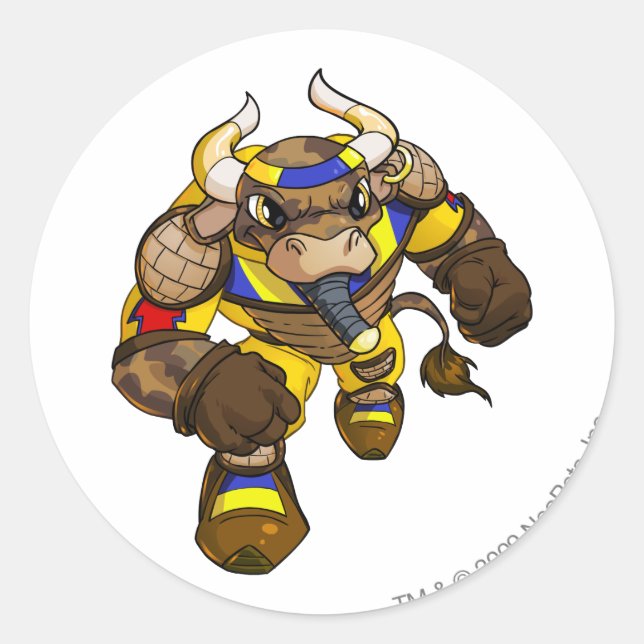 Lost Desert Team Captain 2 Classic Round Sticker (Front)