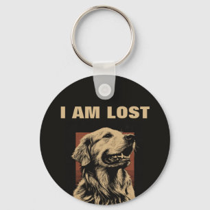 Lost Dog Alert Tag – ID and Contact for Pet Lovers Key Ring