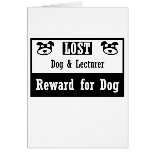 Lost Dog Lecturer