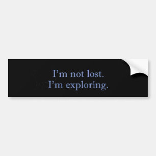 Lost Exploring Bumper Sticker