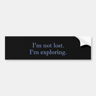 Lost Exploring Bumper Sticker