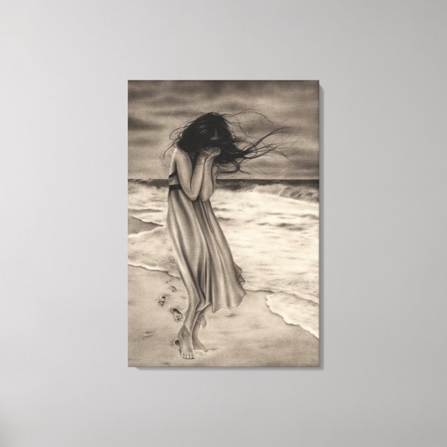 Lost Footsteps Canvas Print (Front)