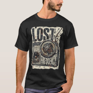 Lost Frequency Vintage Radio Tech Graphic T-Shirt