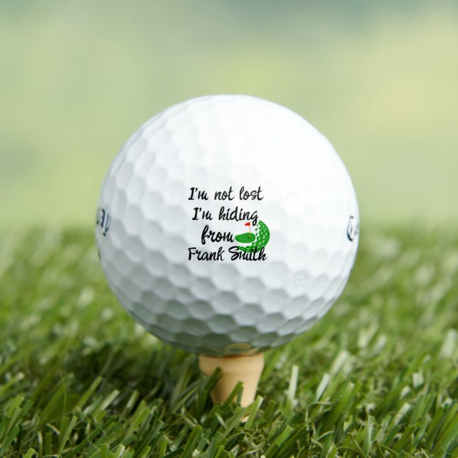 Lost Golf Balls, Jokes Puns | Customisable Balls (Insitu Tee)