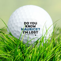 Lost Golfer Ball Personalised
