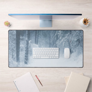 Lost in a magical forest desk mat
