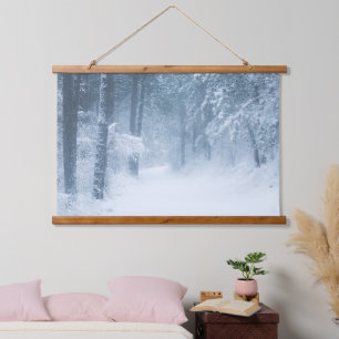 Lost in a magical forest hanging tapestry