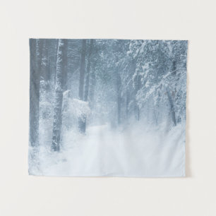 Lost in a magical forest tapestry