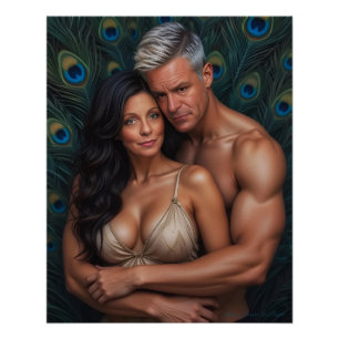 Lost in a Peacock Paradise Poster