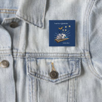Lost in a Quatrain Button by Adiela Akoo