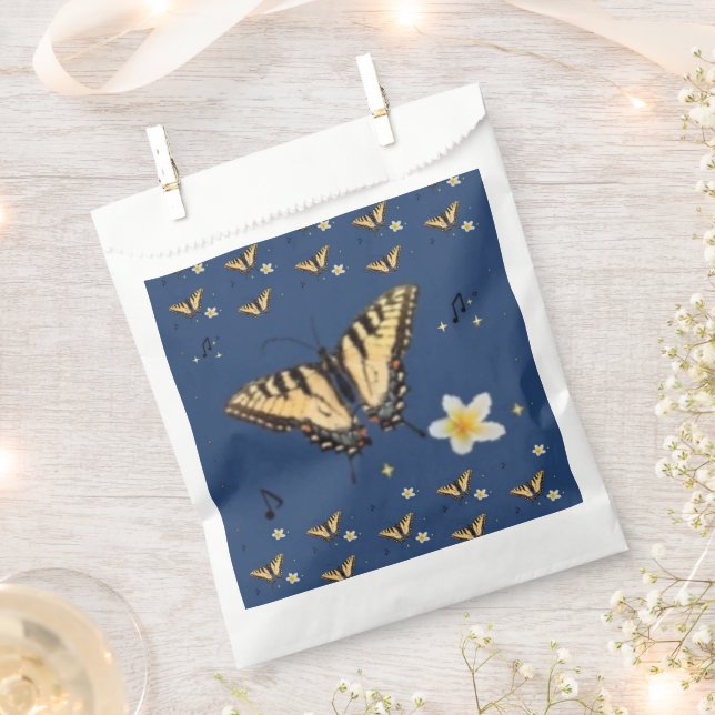 Lost in a Quatrain by Adiela Akoo - Butterfly  Favour Bag (Clipped)