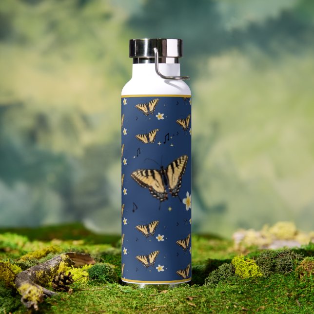 Lost in a Quatrain by Adiela Akoo - Water Bottle (Outdoor)