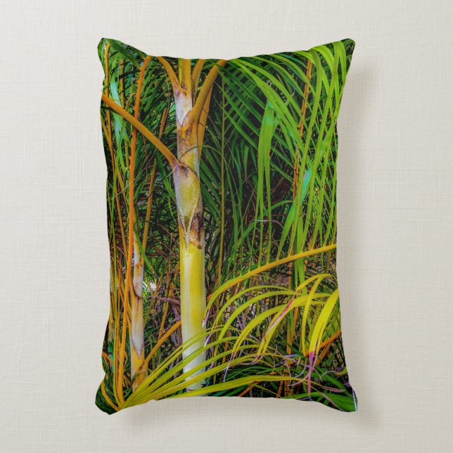 Lost in Areca Palms Accent Pillow (Front(Vertical))