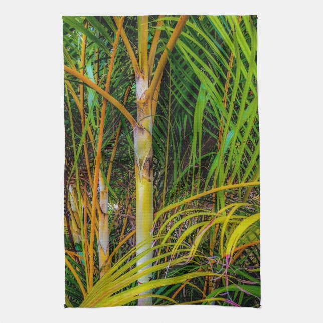 Lost in Areca Palms Kitchen Towels (Vertical)
