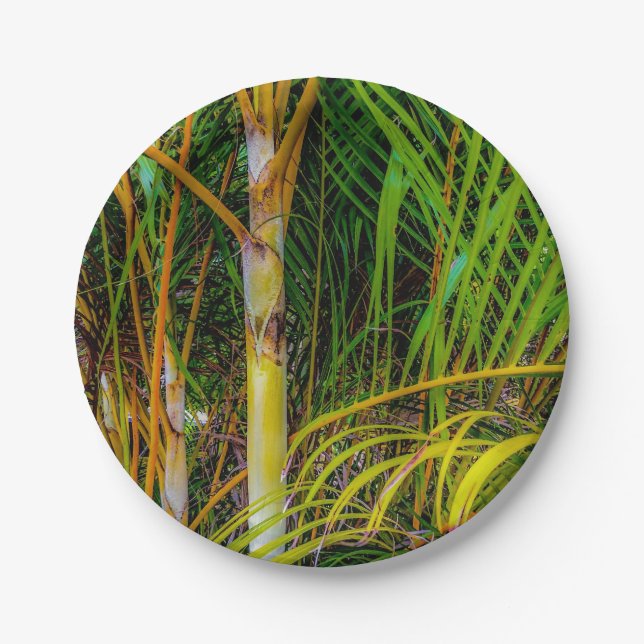 Lost in Areca Palms Paper Plate (Front)
