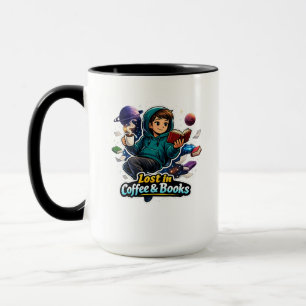 Lost in Coffee & Books – Book Lover Gift Mug