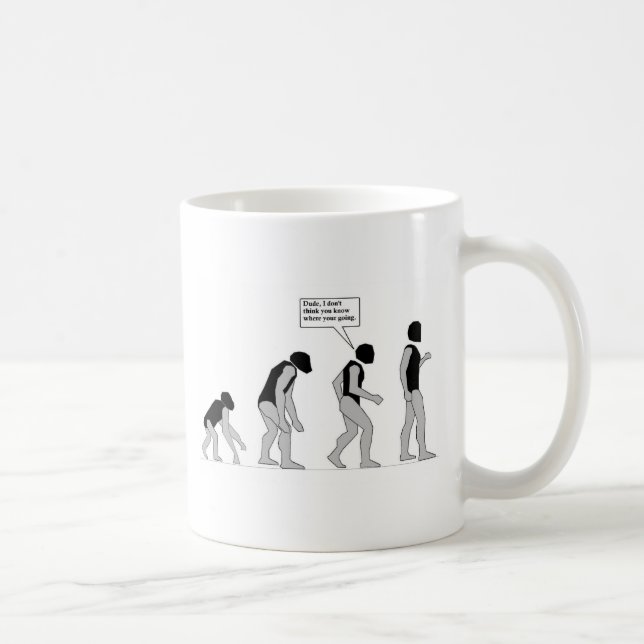 Lost in Evolution Coffee Mug (Right)