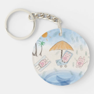 Lost in Heaven Key Ring