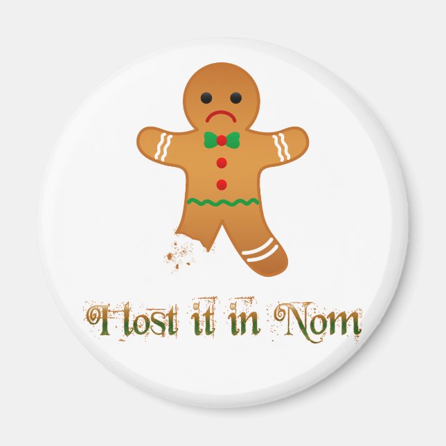 Lost in Nom Magnet (Front)