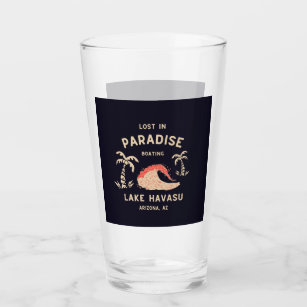 Lost in Paradise Cooler Glass