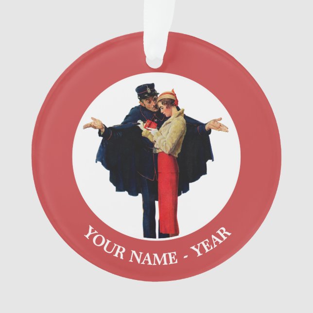 Lost in Paris Ornament (Front)