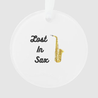 Lost in Sax with Saxophone on an Ornament