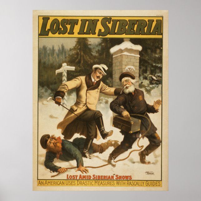 Lost In Siberia, Circa 1898. Poster (Front)