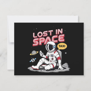Lost in Space astronaut Postcard